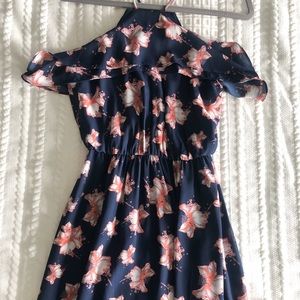 Floral Halter Maxi Dress